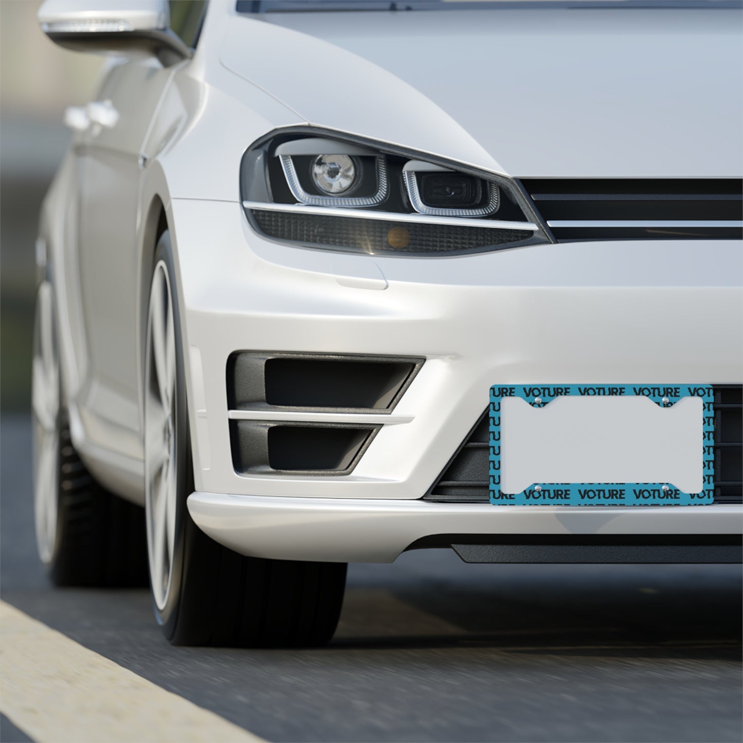 Voture Metal License Plate Frame
