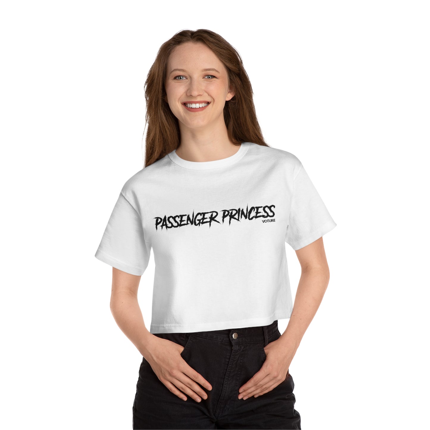 Passenger Princess Champion Brand Women's Cropped T-Shirt