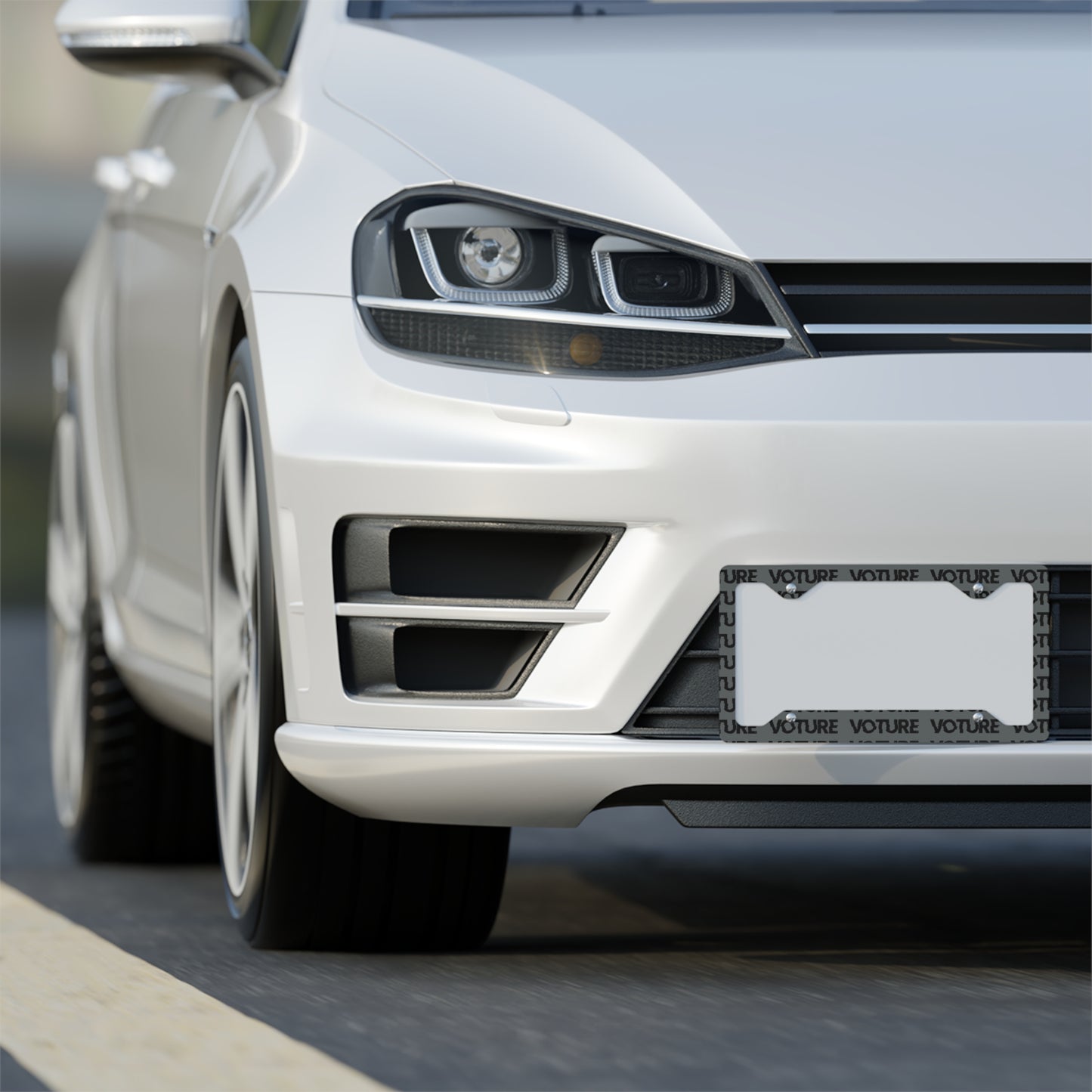 Voture Metal License Plate Frame
