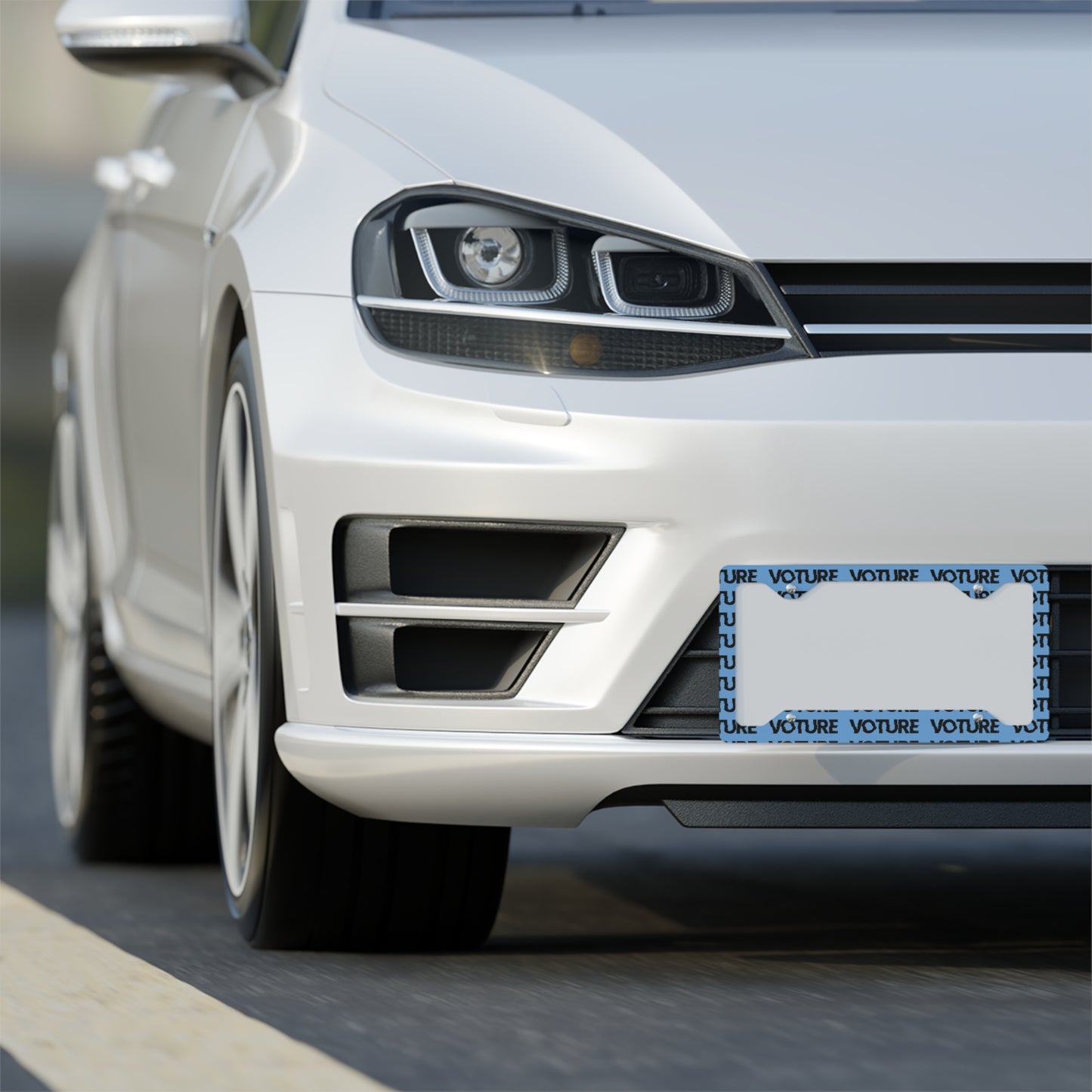 Voture Metal License Plate Frame