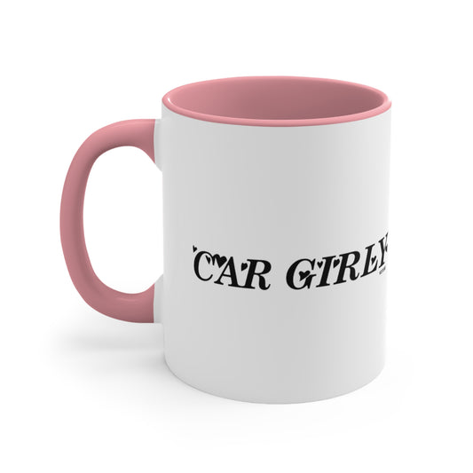 Car Girly Accent Coffee Mug, 11oz