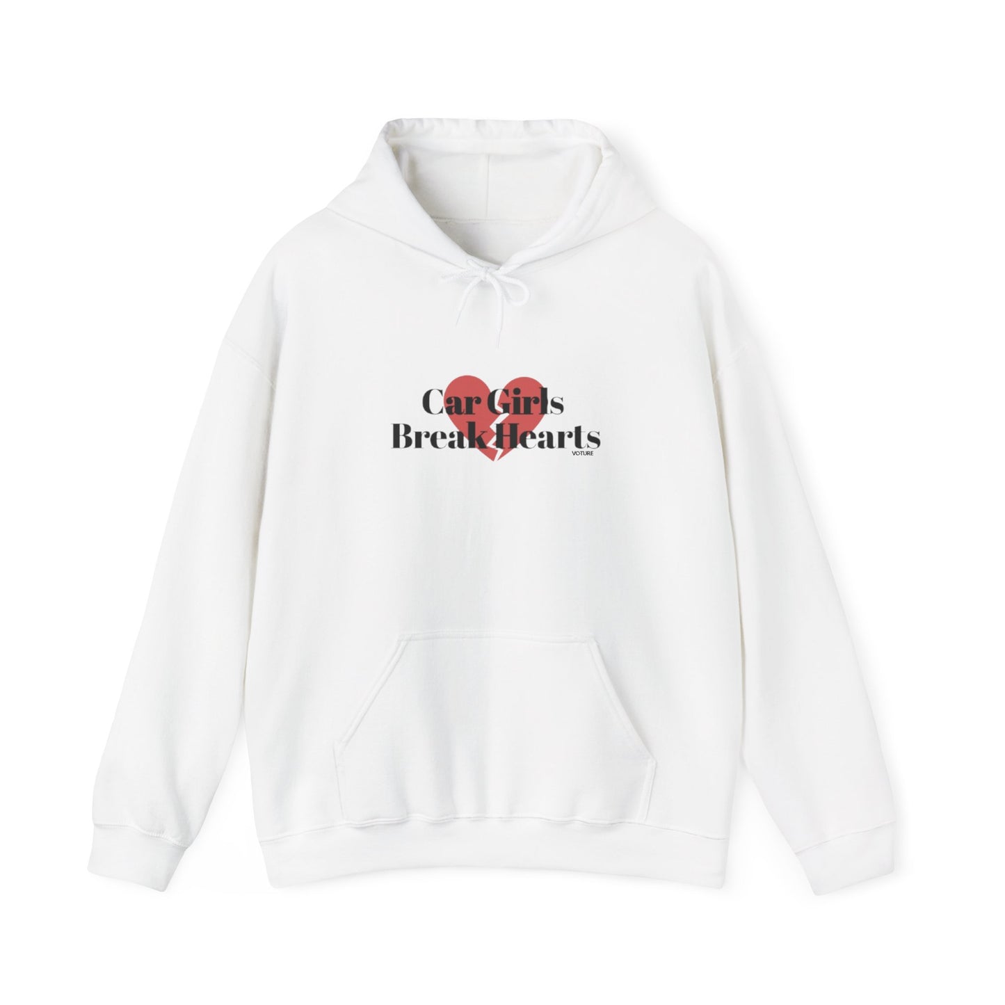 Car Girls Break Hearts Heavy Blend™ Hooded Sweatshirt
