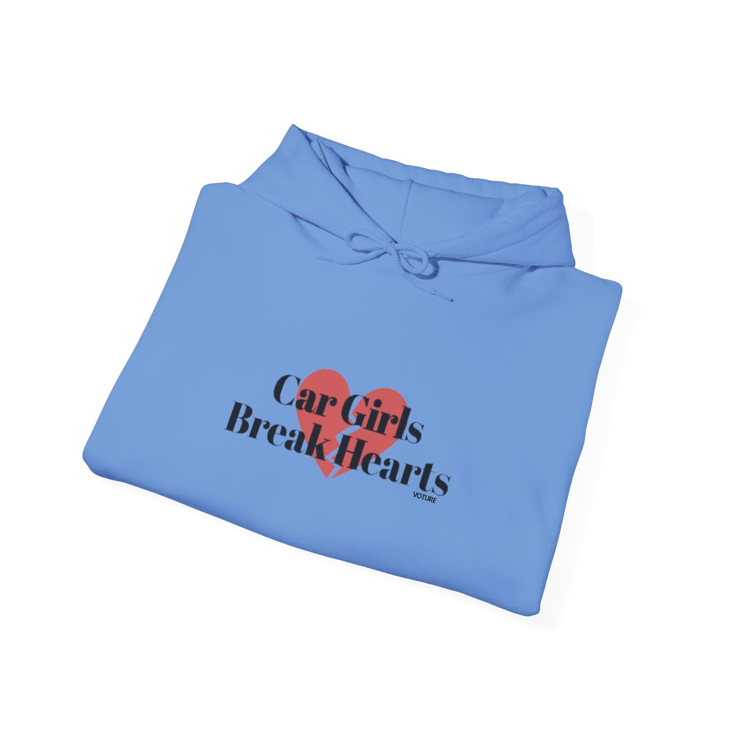 Car Girls Break Hearts Heavy Blend™ Hooded Sweatshirt