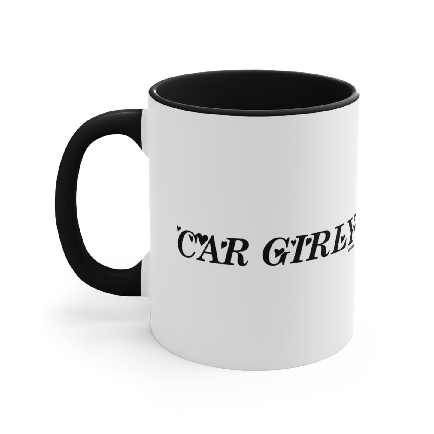 Car Girly Accent Coffee Mug, 11oz