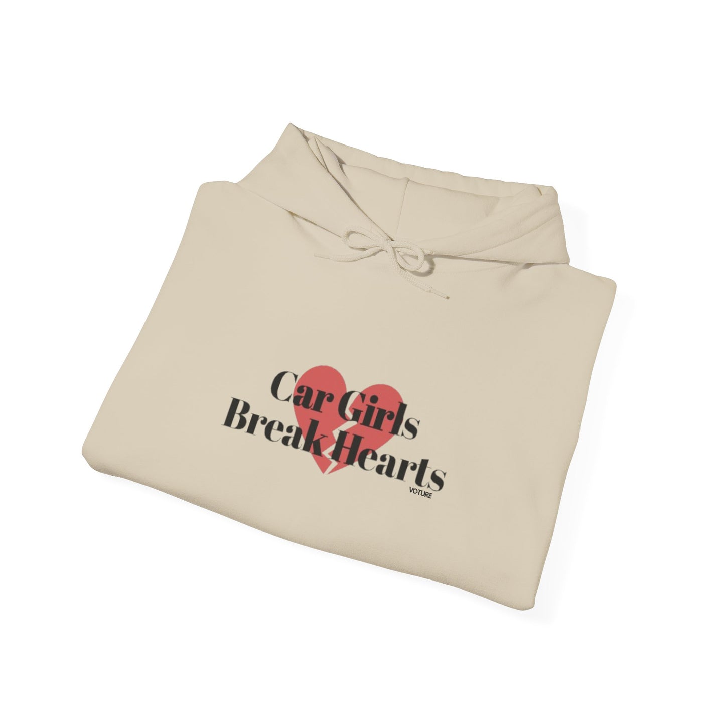 Car Girls Break Hearts Heavy Blend™ Hooded Sweatshirt