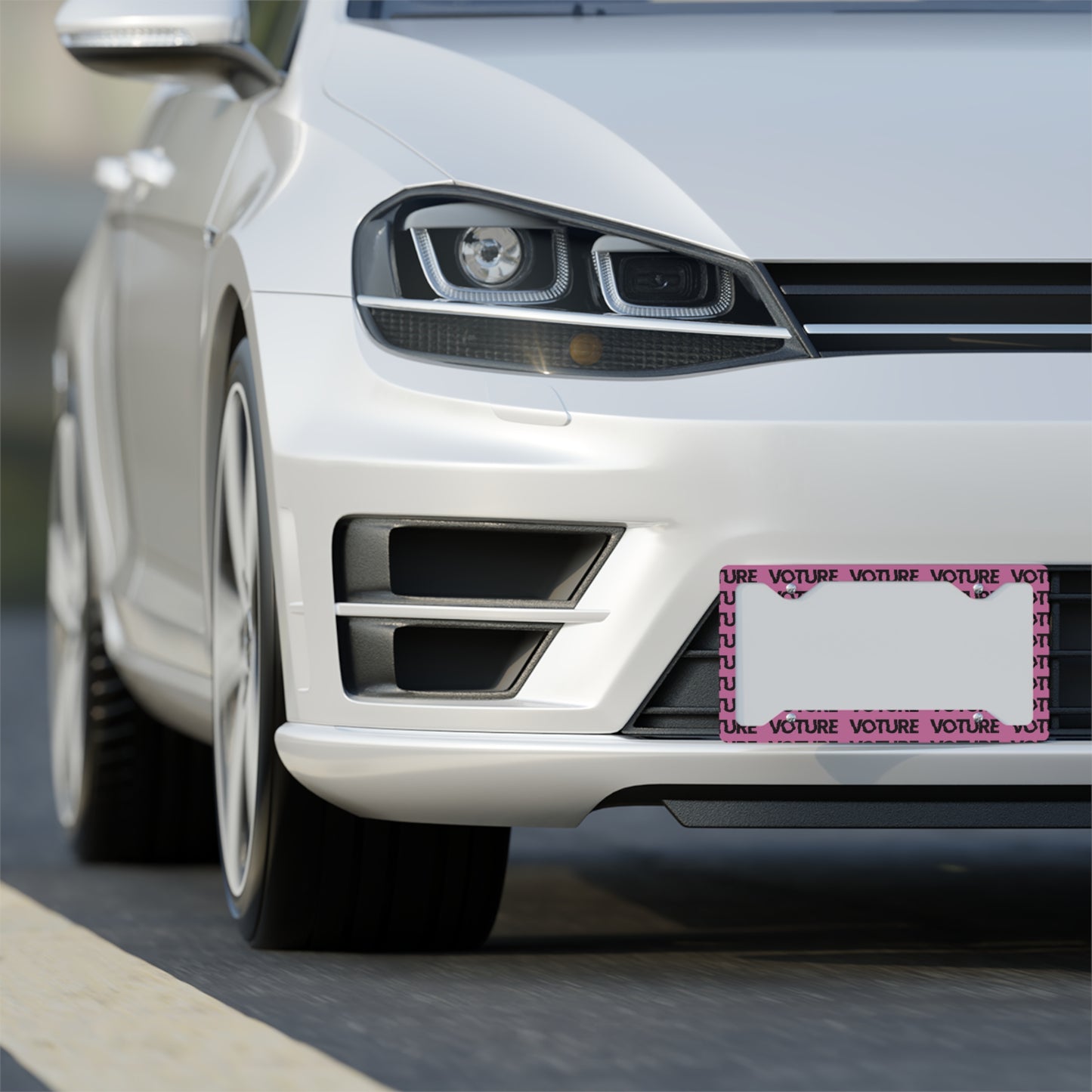 Voture Metal License Plate Frame