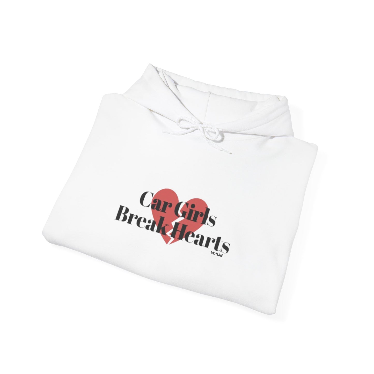 Car Girls Break Hearts Heavy Blend™ Hooded Sweatshirt