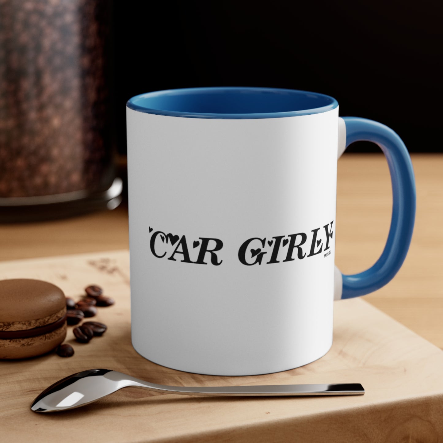 Car Girly Accent Coffee Mug, 11oz