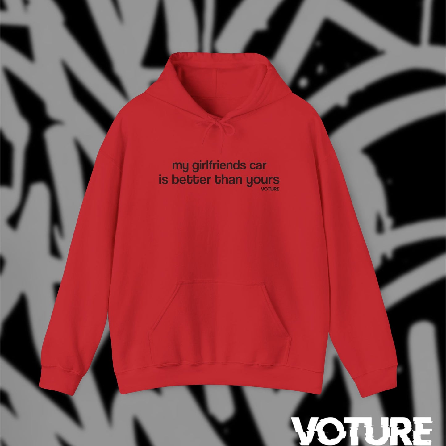My Girlfriends Car Hooded Sweatshirt