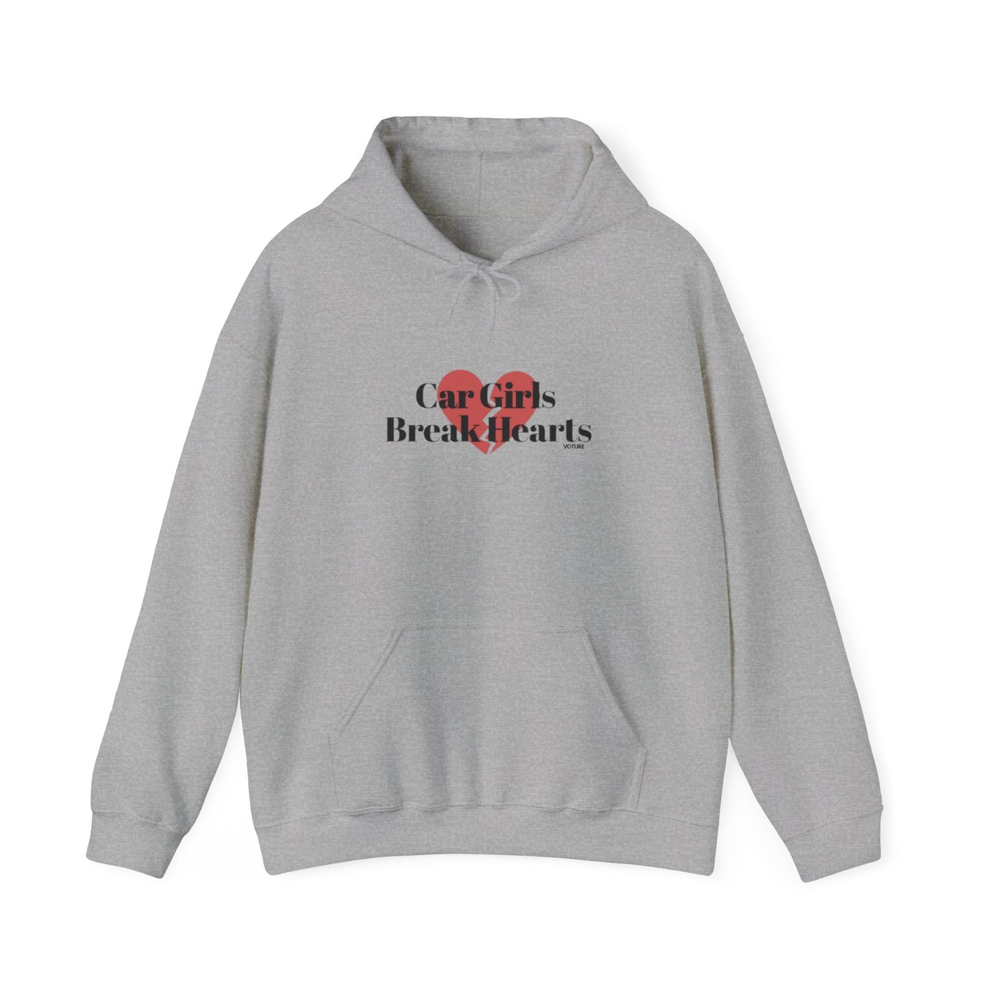 Car Girls Break Hearts Heavy Blend™ Hooded Sweatshirt
