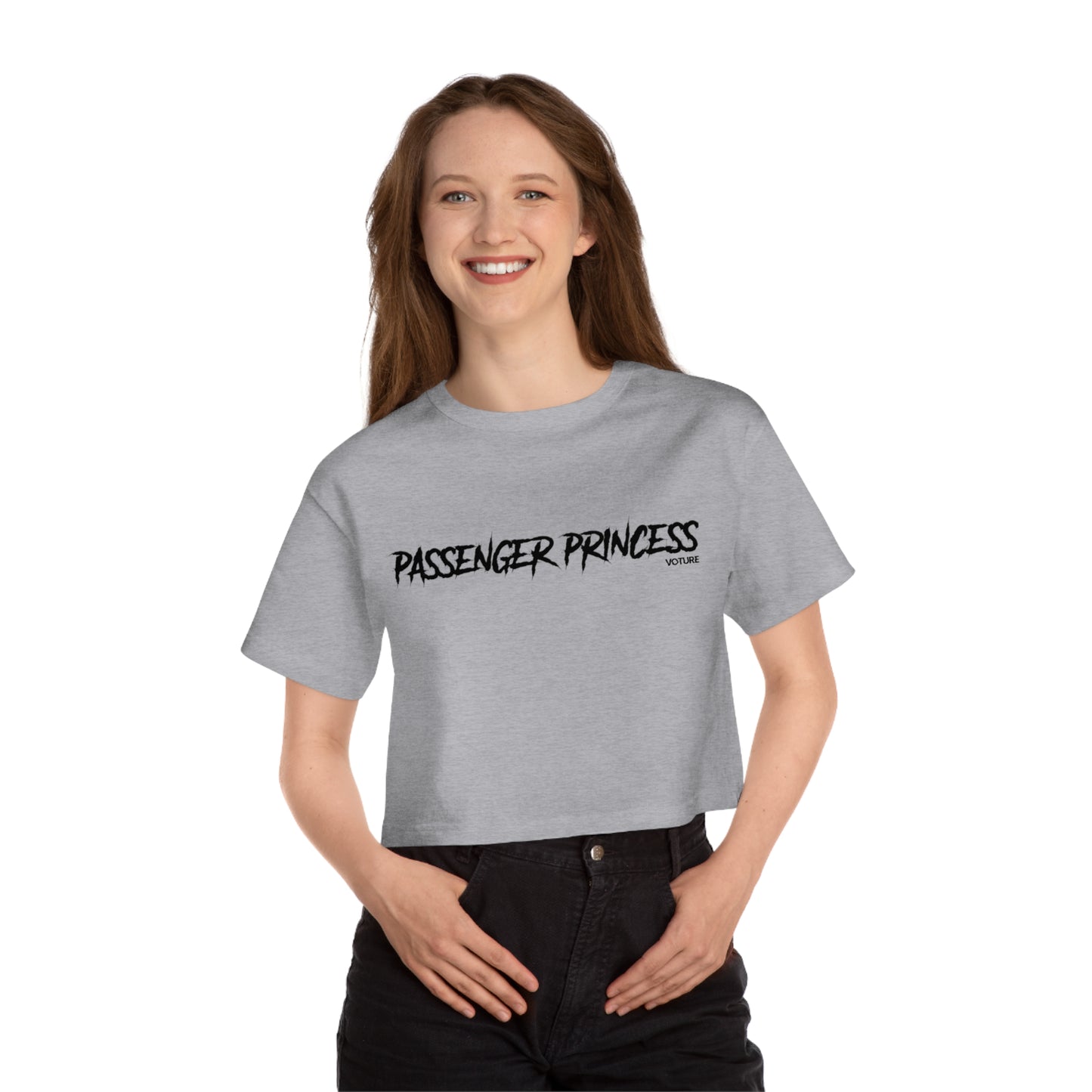 Passenger Princess Champion Brand Women's Cropped T-Shirt