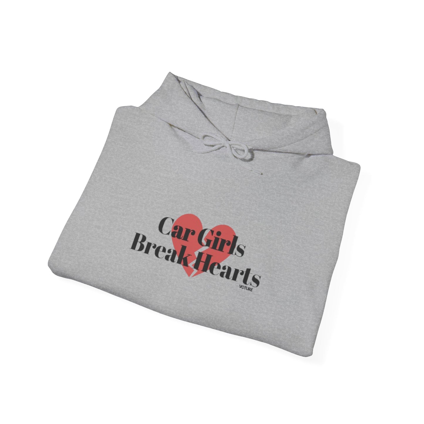 Car Girls Break Hearts Heavy Blend™ Hooded Sweatshirt