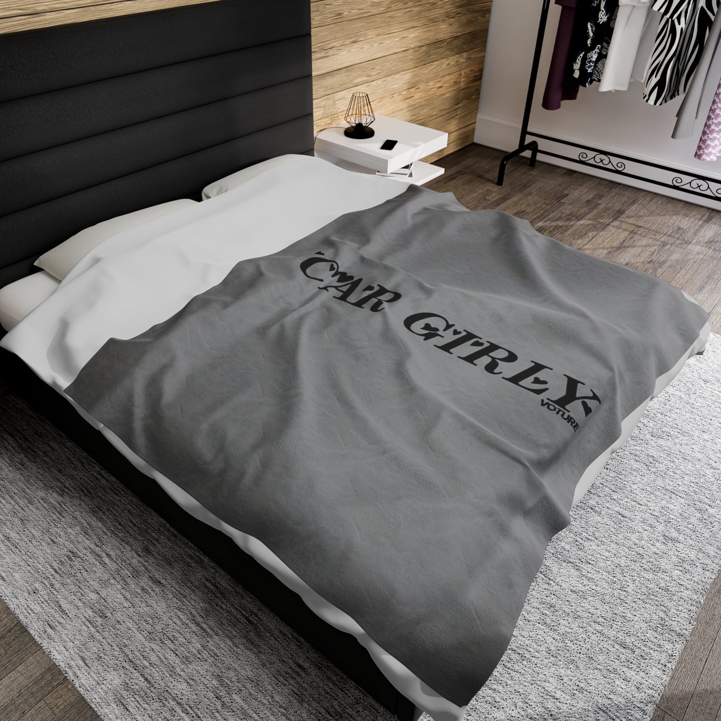 Car Girly Plush Blanket