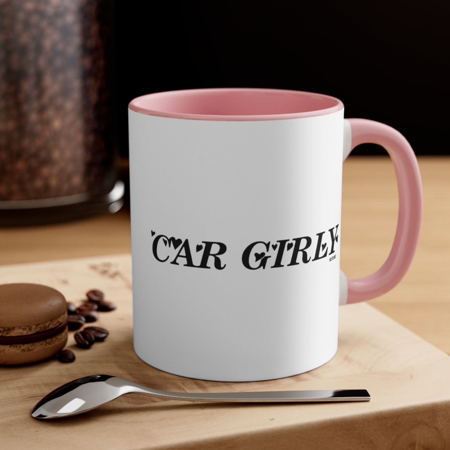 Car Girly Accent Coffee Mug, 11oz
