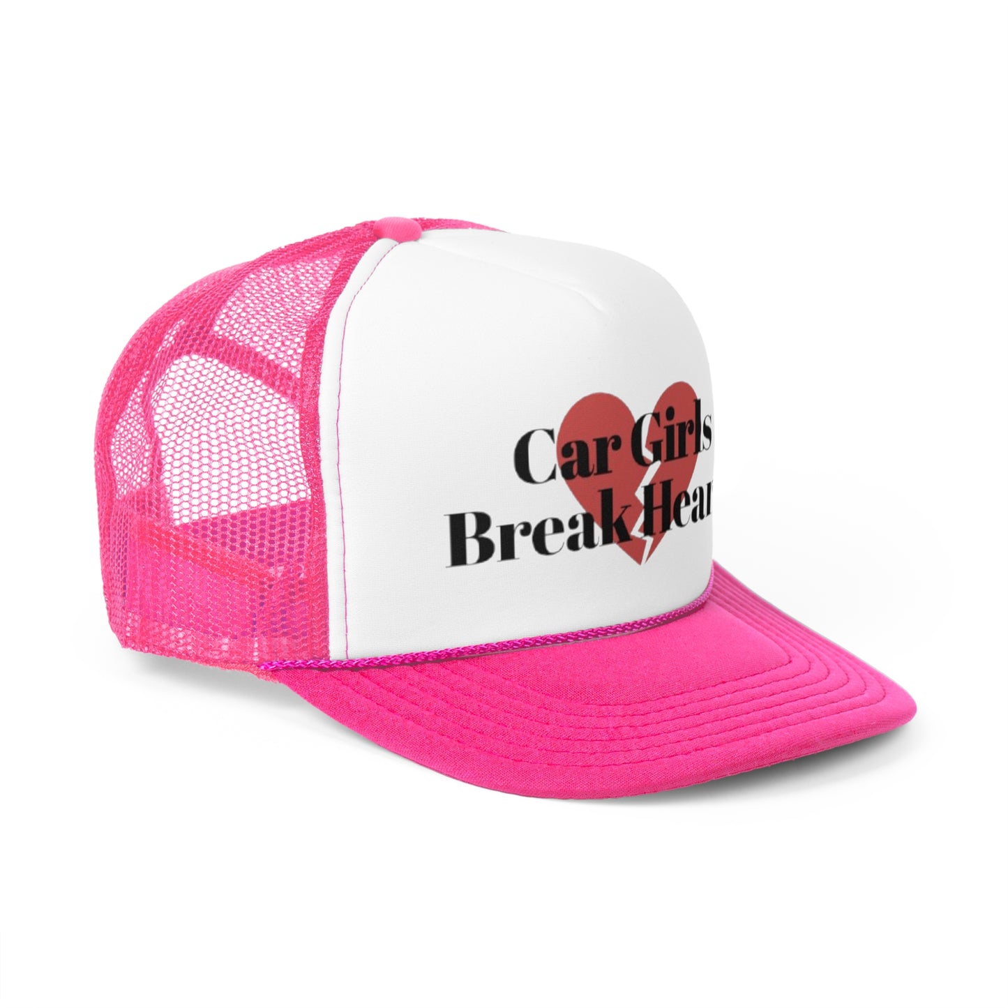 Car Girls Break Hearts Trucker Caps