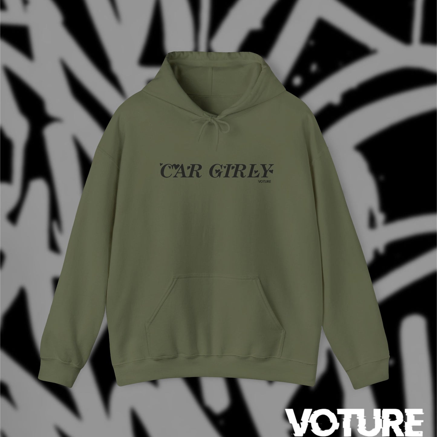 Car Girly Heavy Blend™ Hooded Sweatshirt