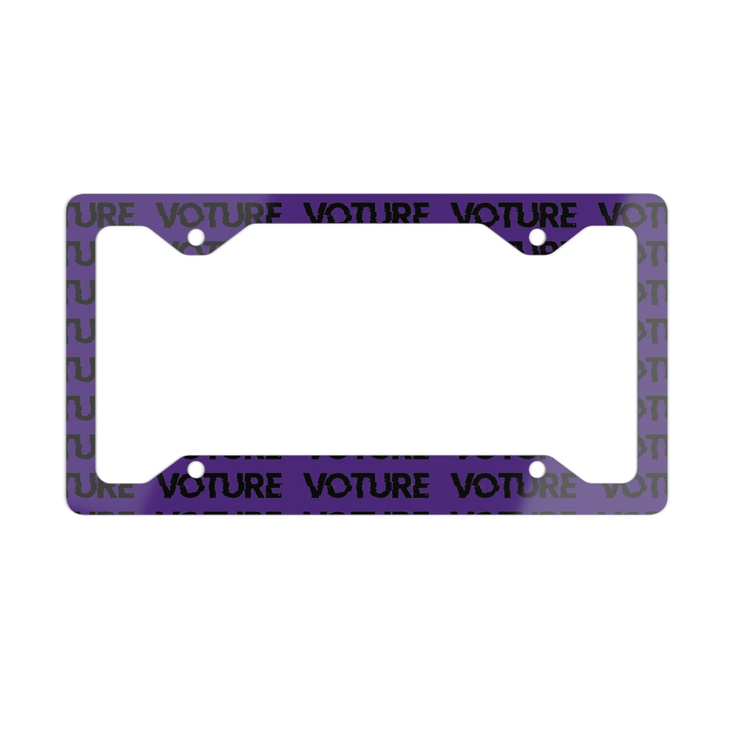 Voture Metal License Plate Frame