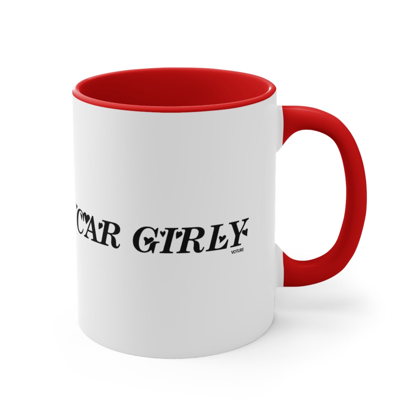 Car Girly Accent Coffee Mug, 11oz